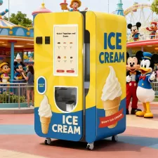 التجارية التلقائي الإيطالية جيلاتو الآيس كريم آلة بيع| 59 نكهة ، 15 ثانية / خدمة